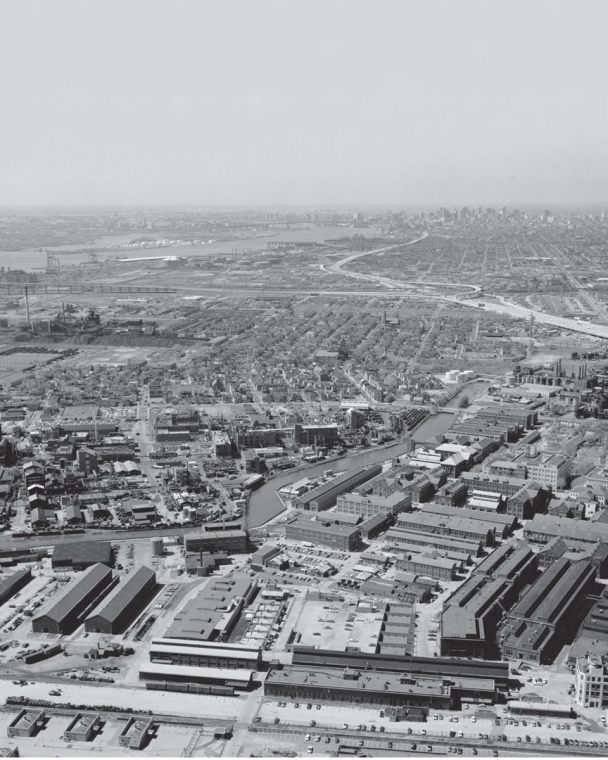 The Frankford Arsenal in the 1950s, a US Navy testing site.
