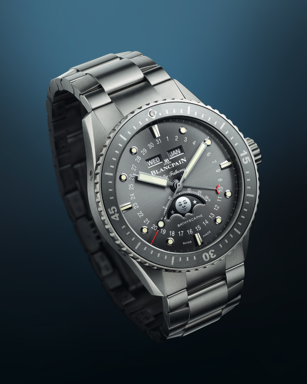 Bathyscaphe Quantième Complet Phases de Lune.
