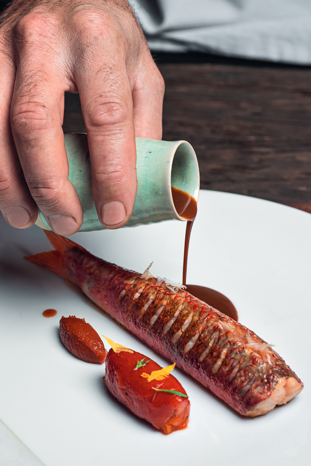 Rouget, foie de rouget. &nbsp; &nbsp;