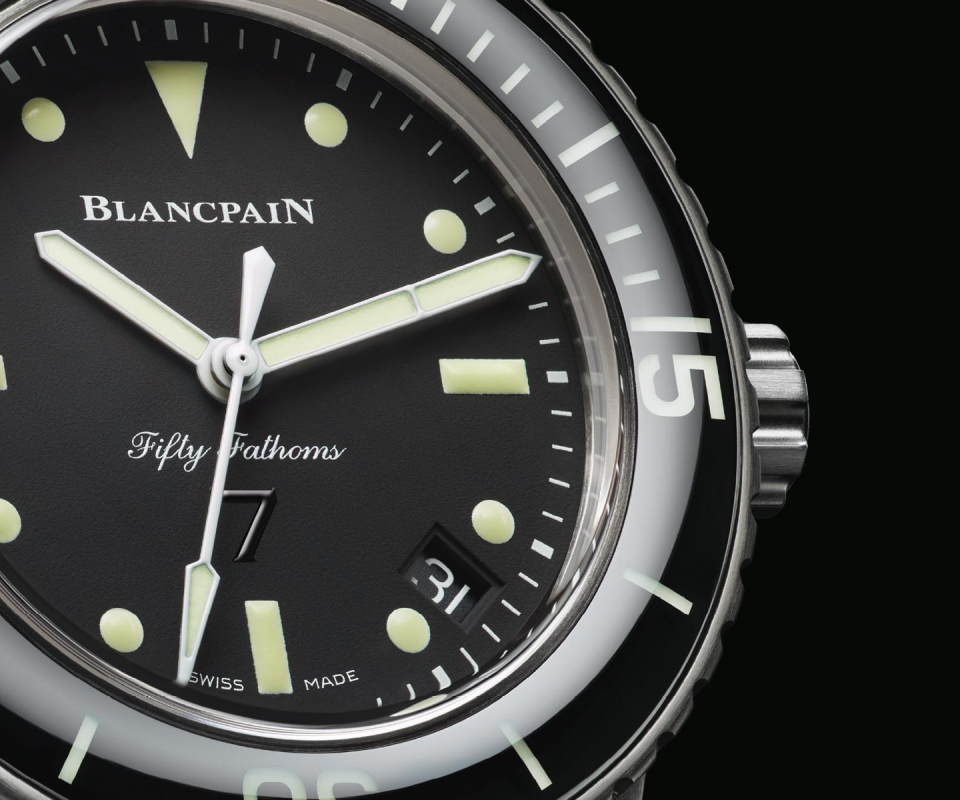 The Nageurs de Combat watch.&nbsp;The number “7” indicates the maximum safe diving&nbsp;depth if pure oxygen is used. As diving evolved,&nbsp;pure oxygen ceased being used in favor of air.
