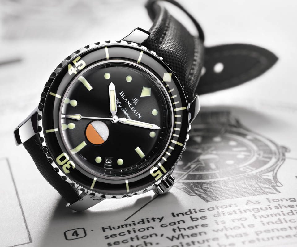 The new limited edition Tribute to Fifty Fathoms MIL-SPEC. &nbsp;
