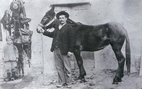  Young Giovanni Gaja with his father Angelo, 1913.
&nbsp;
