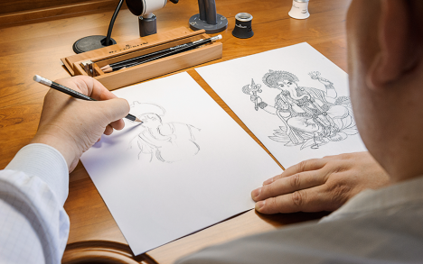 Métiers d’art at Blancpain SHAKUDŌ