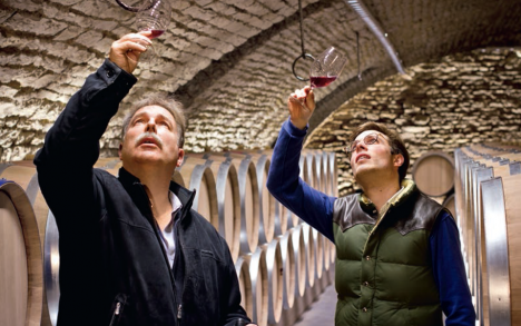 Bernard Gros and his son Vincent.&nbsp;

