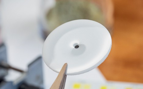 The usual medium for this work in watchmaking is an enamel dial, but in this case Blancpain has opted for porcelain.
