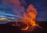The volcano that burned the ocean
